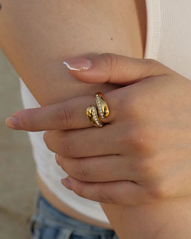 Twisted Dome ring