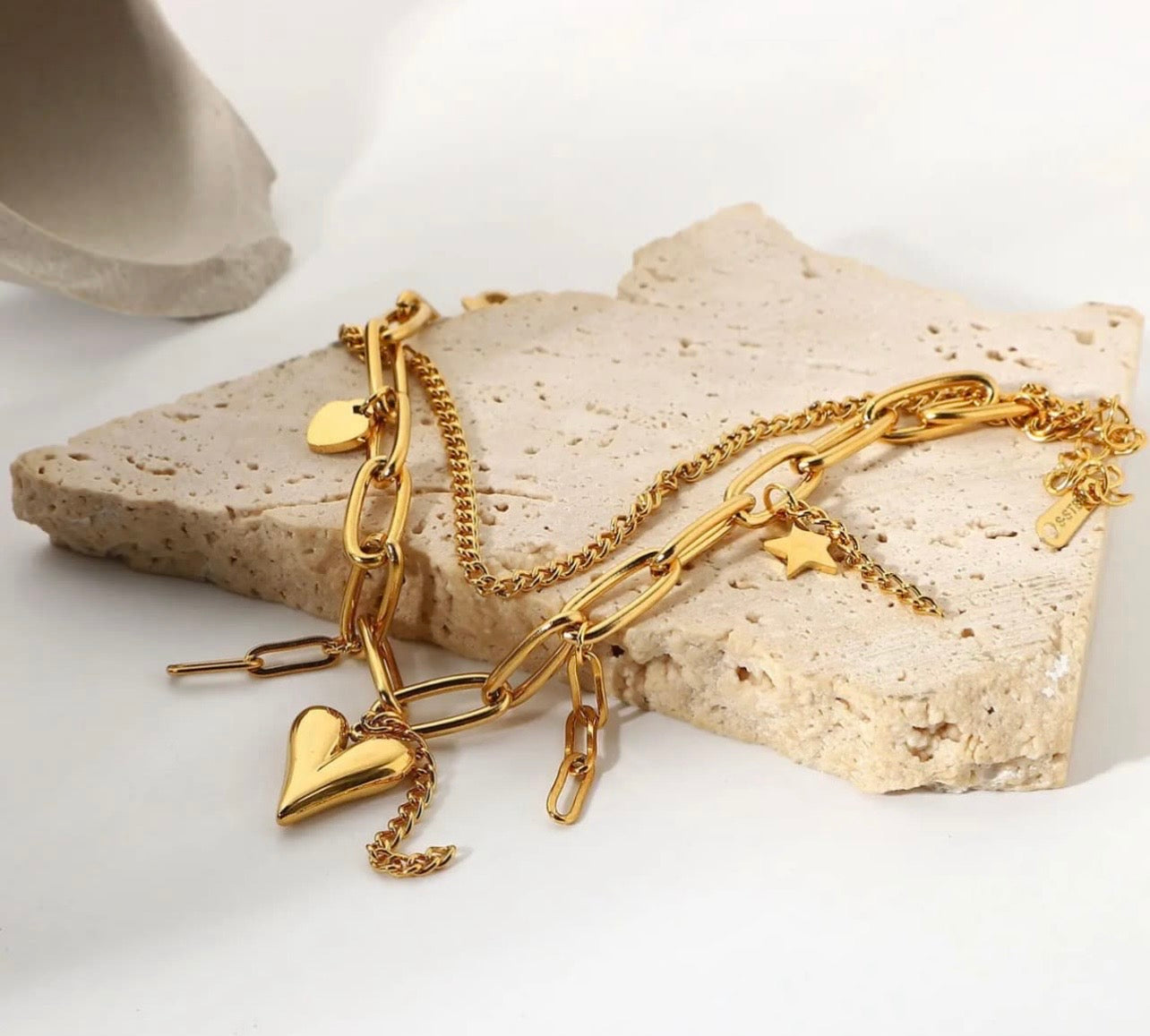Heart Charms Bracelet