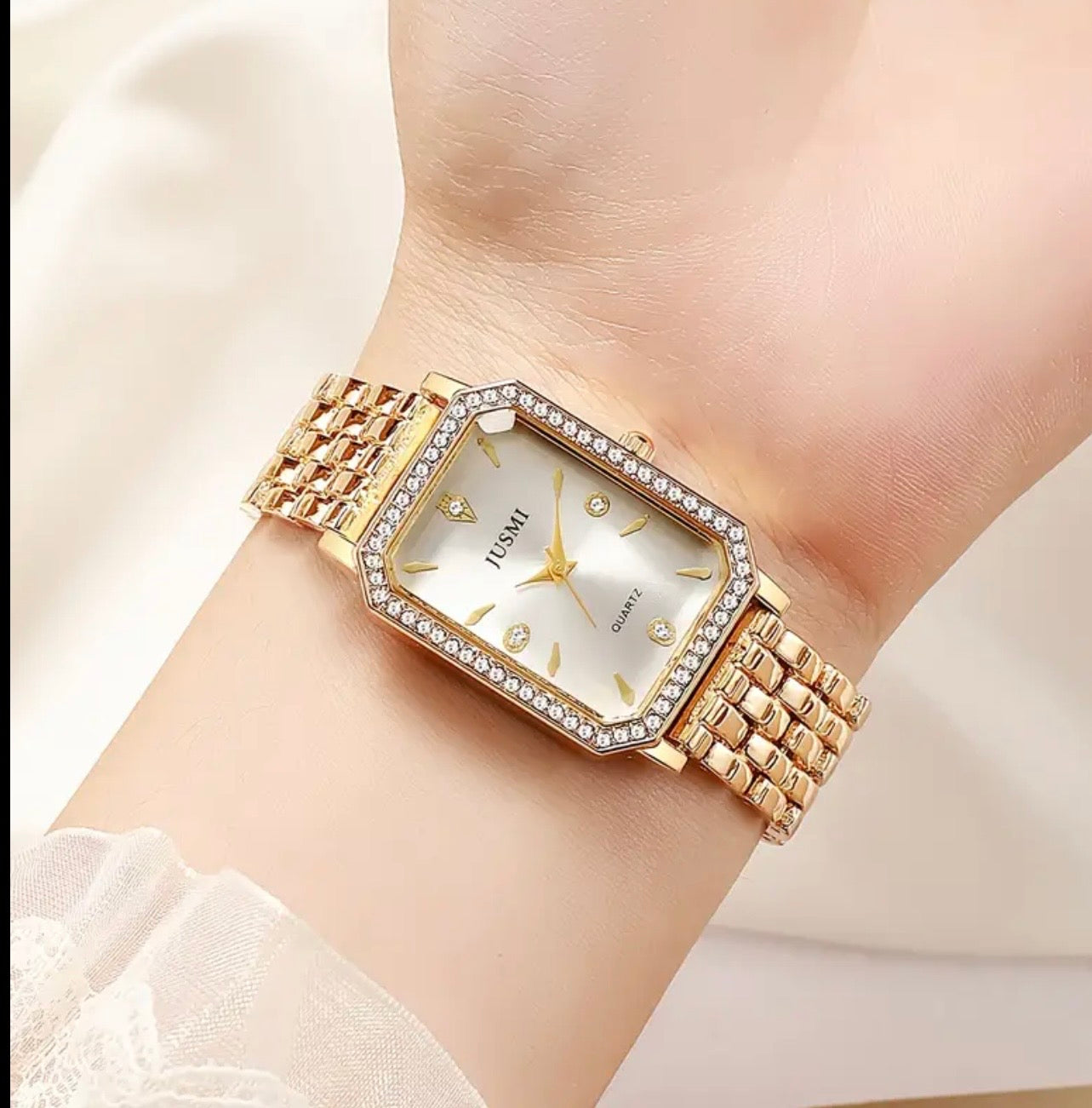 Golden Quartz Watch