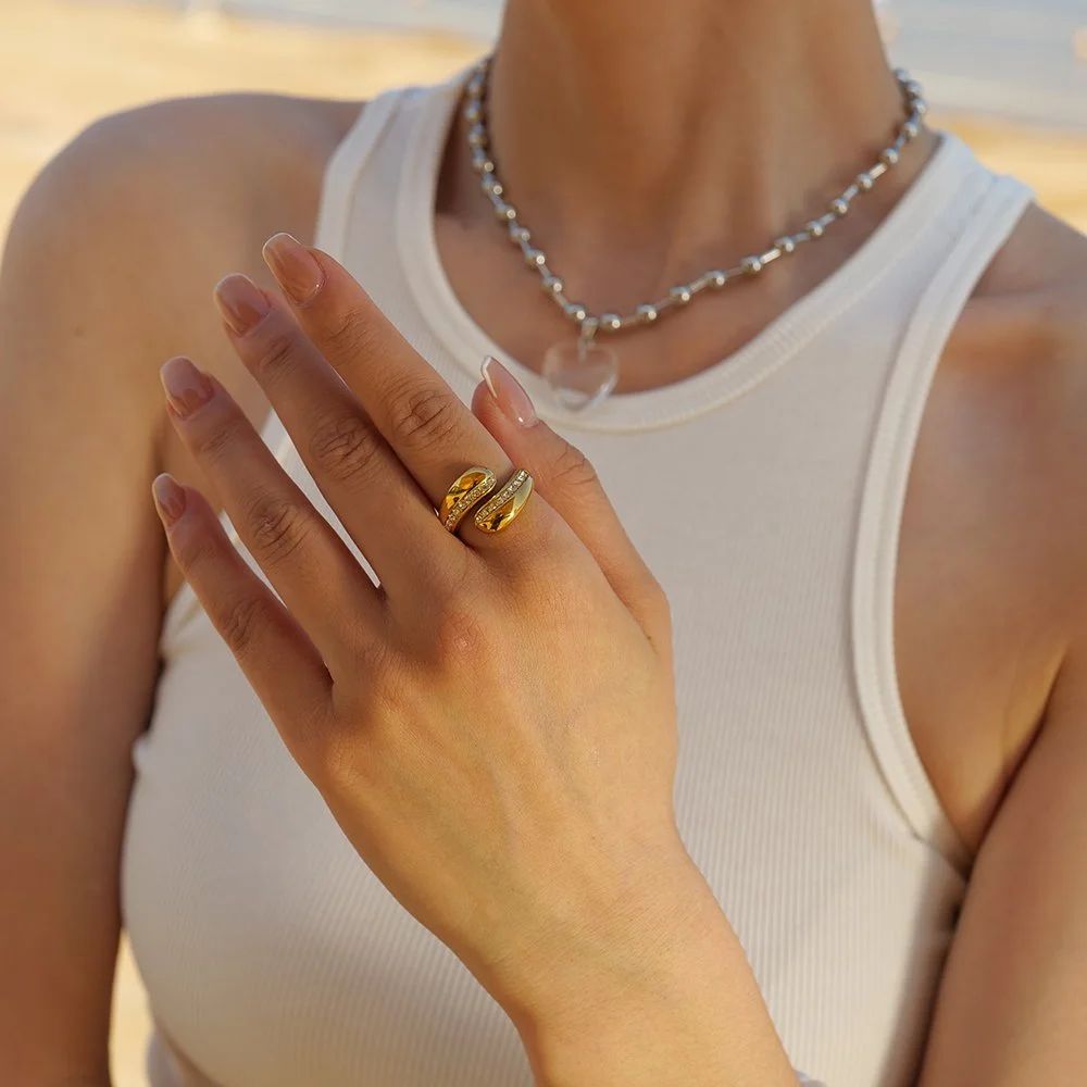 Twisted Dome ring