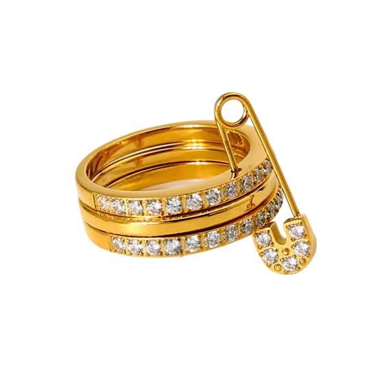 Pinned IT Girl Stack Ring