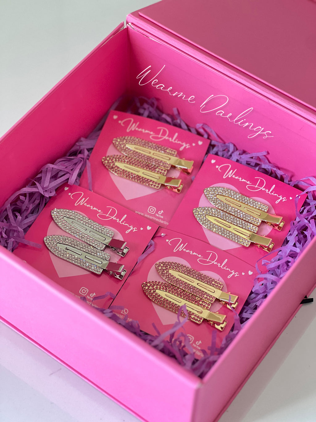 Rhinestone Luxury Hair pins Set of two