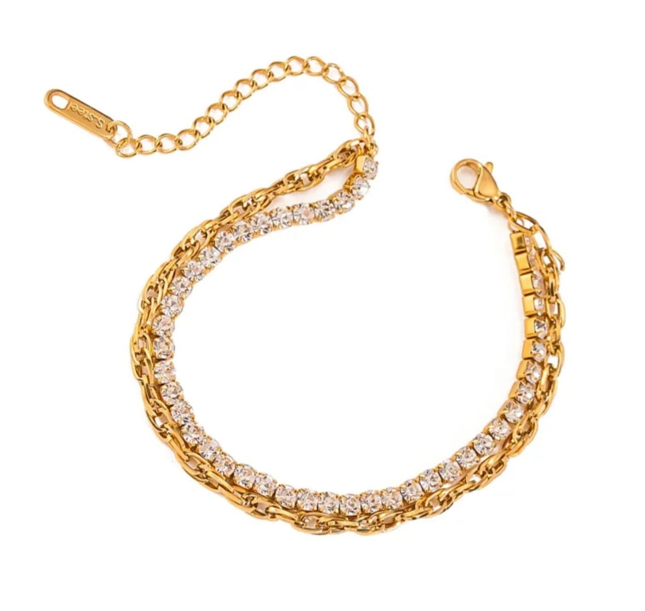 Tenis Chain Double Layer bracelet