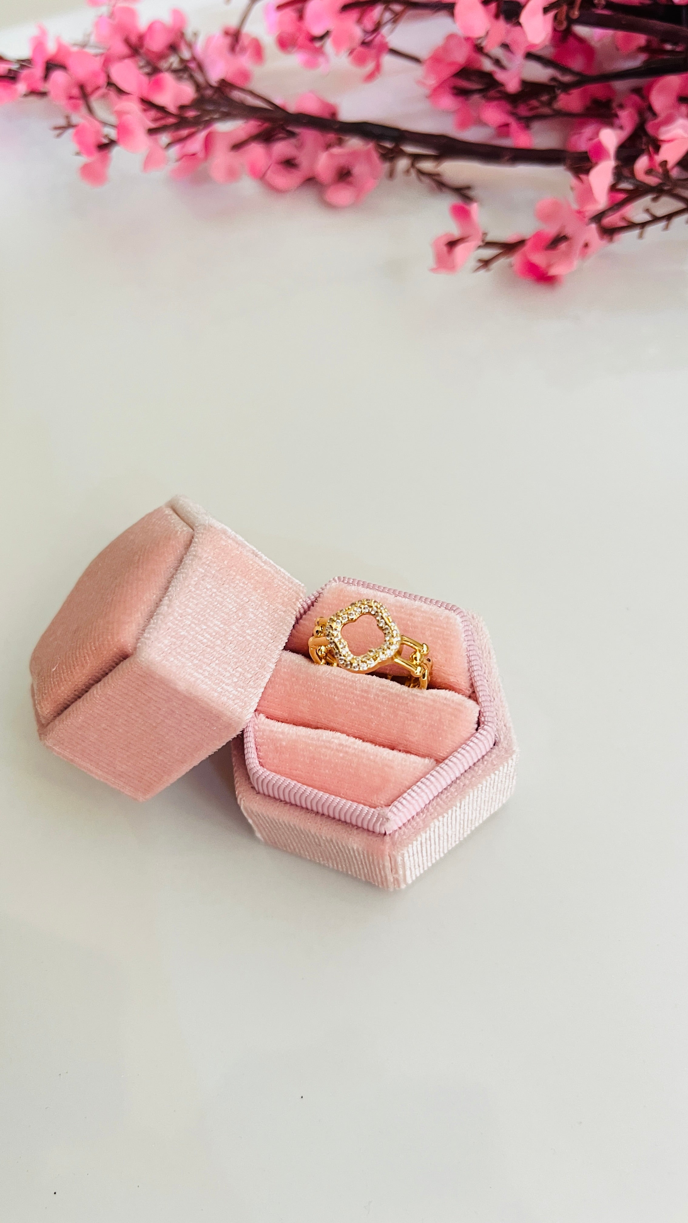 Crystal Diamante Ring