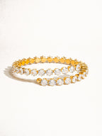 Princess Diamond Cuff 18k
