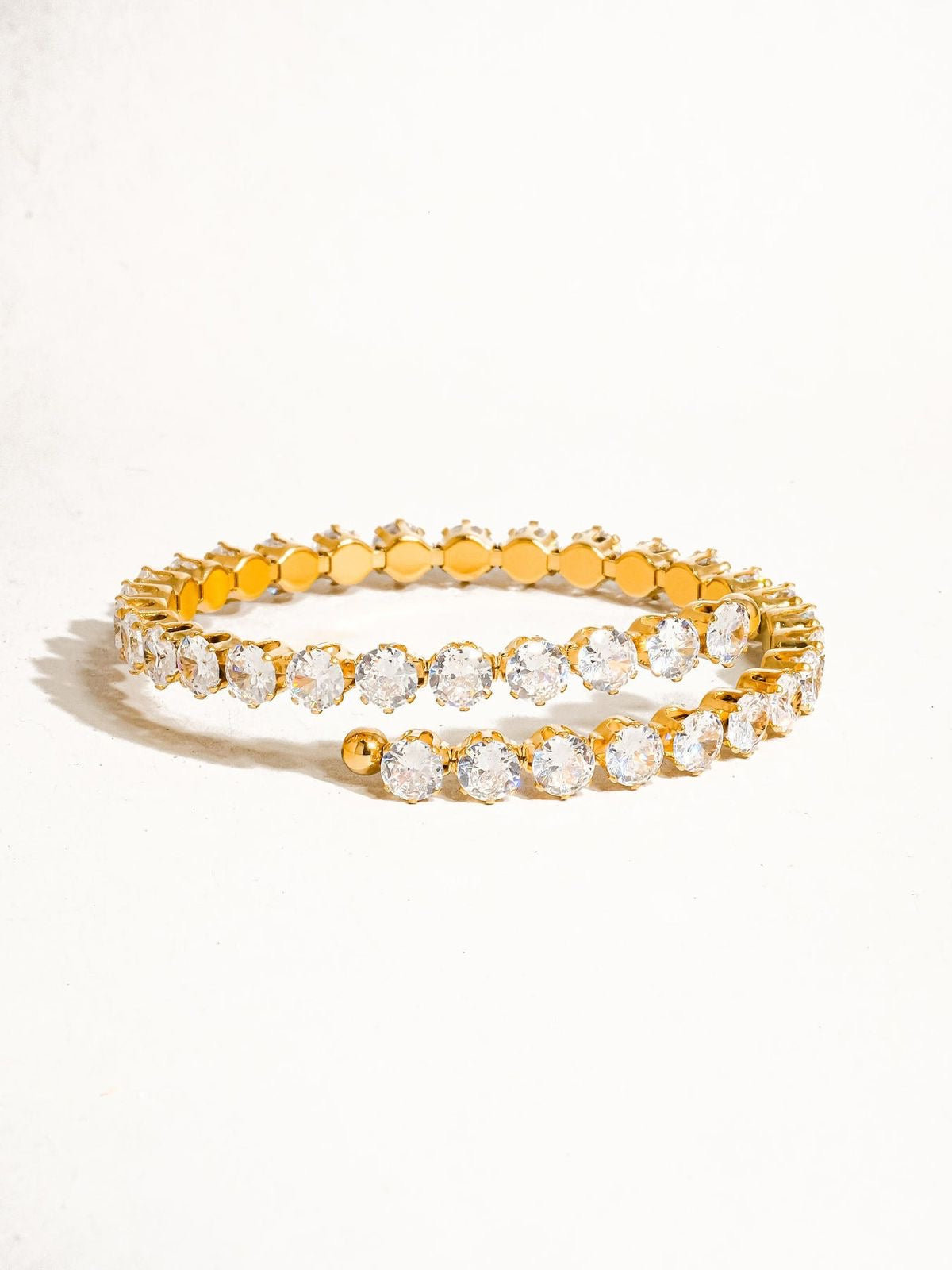 Princess Diamond Cuff 18k