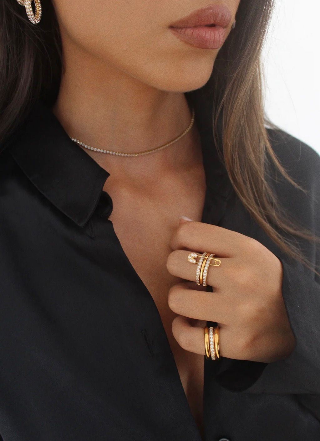 Pinned IT Girl Stack Ring