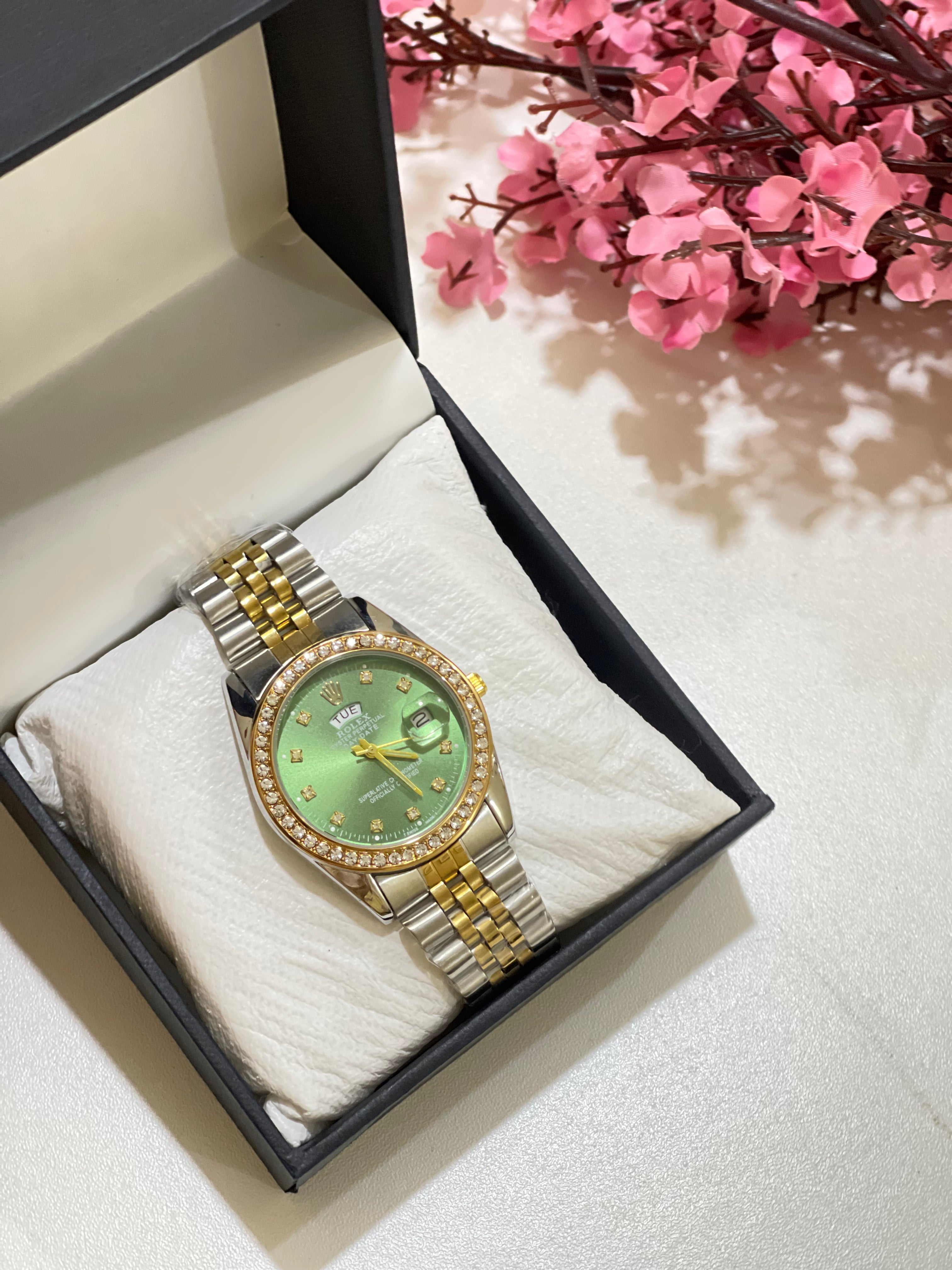 Green Luxury Rolex